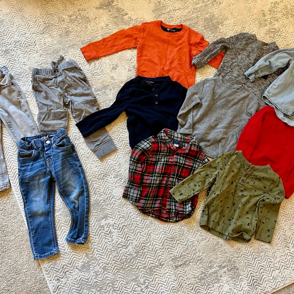 Bundle of boys toddler winter clothes